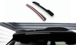 Heck Spoiler Aufsatz Abrisskante passend für BMW iX M-Paket i20 schwarz Hochglanz