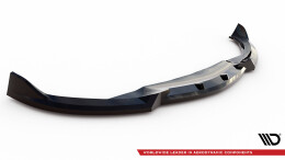Cup Spoilerlippe Front Ansatz V.1 passend für BMW iX M-Paket i20 schwarz Hochglanz