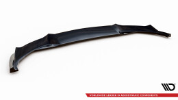Cup Spoilerlippe Front Ansatz V.2 passend für BMW iX M-Paket i20 schwarz Hochglanz