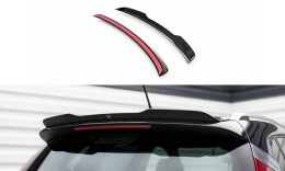 Heck Spoiler Aufsatz Abrisskante passend für Seat Arona FR Mk1 schwarz Hochglanz