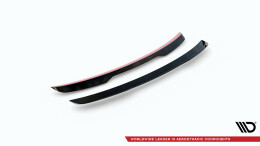 Heck Spoiler Aufsatz Abrisskante passend für Seat Arona FR Mk1 schwarz Hochglanz