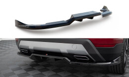Mittlerer Cup Diffusor Heck Ansatz DTM Look passend für Seat Arona FR Mk1 schwarz Hochglanz