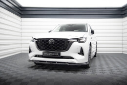 Cup Spoilerlippe Front Ansatz V.1 für Mazda CX-60 Mk1 schwarz Hochglanz