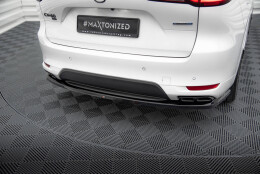 Mittlerer Cup Diffusor Heck Ansatz passend für Mazda CX-60 Mk1 schwarz Hochglanz