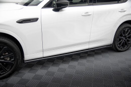 Seitenschweller Ansatz Cup Leisten passend für Mazda CX-60 Mk1 schwarz Hochglanz