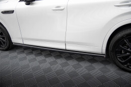 Seitenschweller Ansatz Cup Leisten passend für Mazda CX-60 Mk1 schwarz Hochglanz