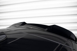 Oberer Heck Spoiler Aufsatz Abrisskante 3D passend für Alfa Romeo Stelvio Mk1 schwarz Hochglanz