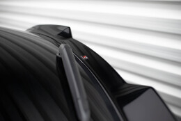 Unterer Heck Spoiler Aufsatz Abrisskante 3D passend für Alfa Romeo Stelvio Mk1 schwarz Hochglanz