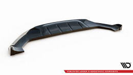 Cup Spoilerlippe Front Ansatz passend für Alfa Romeo Stelvio Quadrifoglio Mk1 schwarz Hochglanz