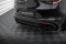 Mittlerer Cup Diffusor Heck Ansatz DTM Look für Alfa Romeo Stelvio Quadrifoglio Mk1 schwarz Hochglanz
