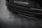 Mittlerer Cup Diffusor Heck Ansatz DTM Look für Alfa Romeo Stelvio Quadrifoglio Mk1 schwarz Hochglanz