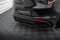 Mittlerer Cup Diffusor Heck Ansatz DTM Look passend für Alfa Romeo Stelvio Quadrifoglio Mk1 schwarz Hochglanz