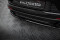 Mittlerer Cup Diffusor Heck Ansatz DTM Look passend für Alfa Romeo Stelvio Quadrifoglio Mk1 schwarz Hochglanz