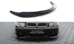 Cup Spoilerlippe Front Ansatz für BMW 7 E65 schwarz...