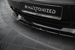 Cup Spoilerlippe Front Ansatz passend für BMW 7 E65 schwarz Hochglanz