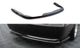 Mittlerer Cup Diffusor Heck Ansatz passend für BMW 7 E65 schwarz Hochglanz