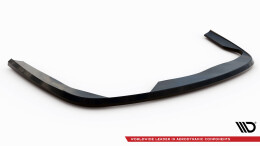 Mittlerer Cup Diffusor Heck Ansatz passend für BMW 7 E65 schwarz Hochglanz