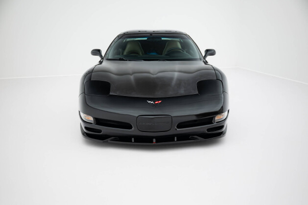 Cup Spoilerlippe Front Ansatz passend für Chevrolet Corvette C5 schwarz Hochglanz