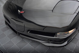 Cup Spoilerlippe Front Ansatz für Chevrolet Corvette C5 schwarz Hochglanz