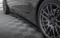 Seitenschweller Ansatz Cup Leisten für Chevrolet Corvette C5 schwarz Hochglanz