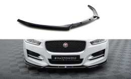 Cup Spoilerlippe Front Ansatz V.2 passend für Jaguar XE R-Sport X760 schwarz Hochglanz