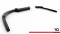 Heck Ansatz Flaps Diffusor passend für Jaguar XE R-Sport X760 schwarz Hochglanz