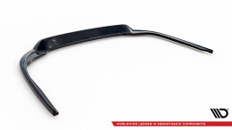 Mittlerer Cup Diffusor Heck Ansatz DTM Look passend für Toyota Avensis Limousine Mk3 Facelift schwarz Hochglanz