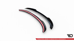 Heck Spoiler Aufsatz Abrisskante passend für Fiat 500X Sport Mk1 Facelift schwarz Hochglanz