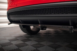 Mittlerer Cup Diffusor Heck Ansatz DTM Look passend für Fiat 500X Sport Mk1 Facelift schwarz Hochglanz