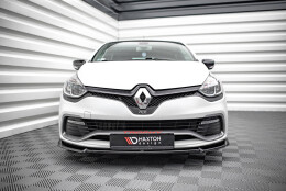 Cup Spoilerlippe Front Ansatz V.2 passend für Renault Clio RS Mk4 schwarz Hochglanz