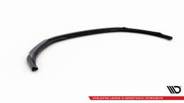 Street+ Spoilerlippe Front Ansatz V.2 passend für Renault Clio RS Mk4 schwarz Hochglanz