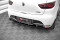 Mittlerer Cup Diffusor Heck Ansatz DTM Look passend für Renault Clio RS Mk4 schwarz Hochglanz