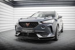 Cup Spoilerlippe Front Ansatz V.5 passend für Cupra Formentor Mk1 schwarz Hochglanz