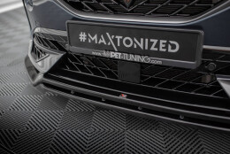 Cup Spoilerlippe Front Ansatz V.5 passend für Cupra Formentor Mk1 schwarz Hochglanz