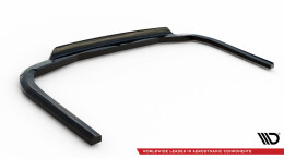 Mittlerer Cup Diffusor Heck Ansatz DTM Look passend für Citroen Jumpy L3 Mk3 schwarz Hochglanz