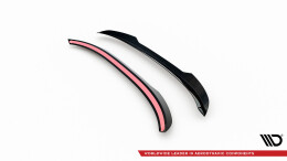 Heck Spoiler Aufsatz Abrisskante passend für Jeep Compass Limited Mk2 Facelift schwarz Hochglanz