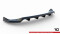 Mittlerer Cup Diffusor Heck Ansatz DTM Look passend für Jeep Compass Limited Mk2 Facelift schwarz Hochglanz
