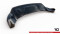 Mittlerer Cup Diffusor Heck Ansatz DTM Look passend für Jeep Compass Limited Mk2 Facelift schwarz Hochglanz