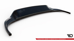 Mittlerer Cup Diffusor Heck Ansatz DTM Look passend für VW Tiguan R-Line Mk2 Facelift schwarz Hochglanz
