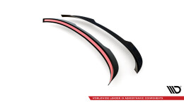 Heck Spoiler Aufsatz Abrisskante passend für Ford Mondeo Kombi ST-Line Mk4 Facelift schwarz Hochglanz