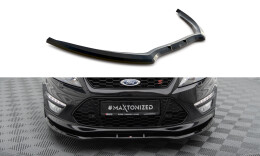 Cup Spoilerlippe Front Ansatz V.1 für Ford Mondeo ST-Line Limousine Mk4 Facelift schwarz Hochglanz