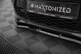 Cup Spoilerlippe Front Ansatz V.1 passend für Ford Mondeo ST-Line Mk4 Facelift schwarz Hochglanz