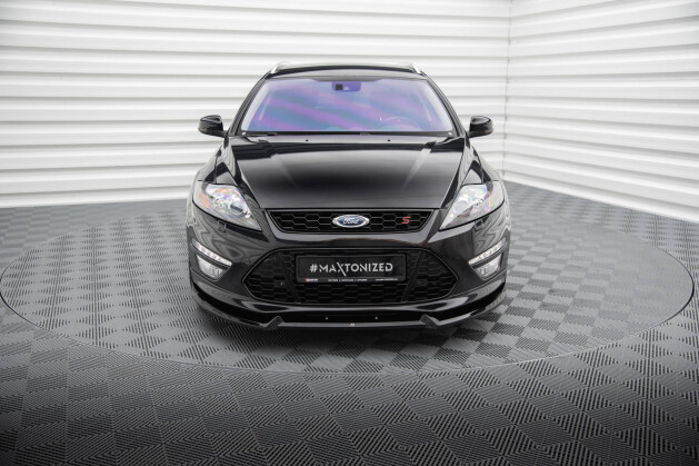 Cup Spoilerlippe Front Ansatz V.2 für Ford Mondeo ST-Line Mk4 FL schwarz Hochglanz