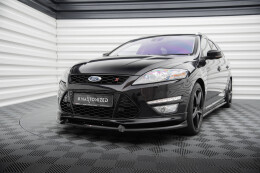 Cup Spoilerlippe Front Ansatz V.2 für Ford Mondeo ST-Line Mk4 FL schwarz Hochglanz