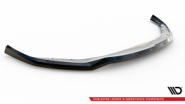 Cup Spoilerlippe Front Ansatz V.2 für BMW 5er G30 / G31 FL schwarz Hochglanz