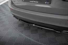 Mittlerer Cup Diffusor Heck Ansatz DTM Look passend für BMW 5er G30 / G31 Facelift schwarz Hochglanz