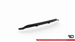 Mittlerer Cup Diffusor Heck Ansatz DTM Look passend für BMW 5er G30 / G31 Facelift schwarz Hochglanz