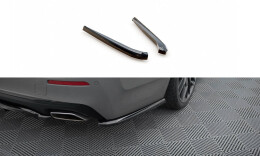 Heck Ansatz Flaps Diffusor passend für BMW 5er G30 / G31 Facelift schwarz Hochglanz
