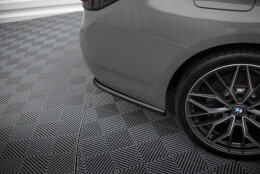 Heck Ansatz Flaps Diffusor passend für BMW 5er G30 / G31 Facelift schwarz Hochglanz