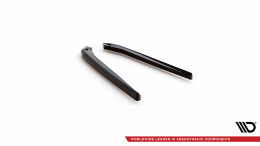 Heck Ansatz Flaps Diffusor passend für BMW 5er G30 / G31 Facelift schwarz Hochglanz